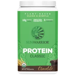 Sunwarrior Protein Classic Protein setzt auf die einfache Kraft von braunem Vollkornreis, inklusive Endosperm und Kleie