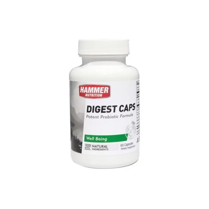 Hammer Nutrition Digest Caps kann zur Aufrechterhaltung eines gesunden Verdauungssystem beitragen.