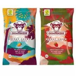 Chimpanzee Energy Chews weiche, leicht zu kauende Fruchttropfen.