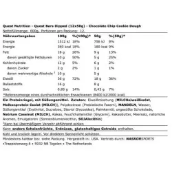 Quest Bar Dipped ein proteinreicher Schokoladenriegel mit 20 g hochwertigem Molkenproteinisolat