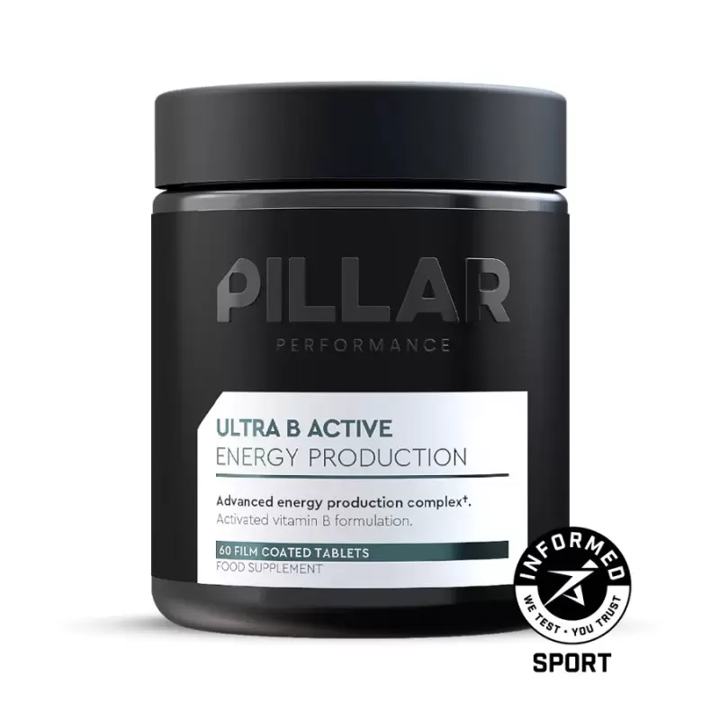 Pillar Performance Ultra B Active ist eine hochwirksame Vitamin-B-Formulierung.