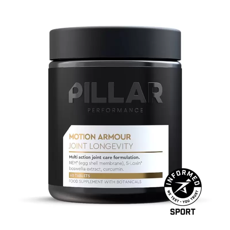 PILLAR PERFORMANCE MOTION ARMOR fördert und unterstützt die Gesundheit der Gelenke.