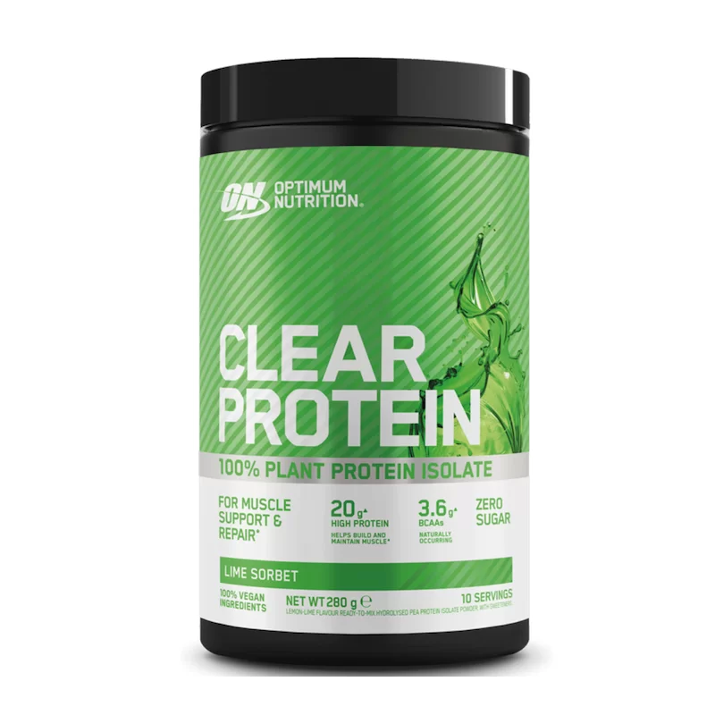 Optimum-Nutrition Clear Vegan Protein 100 % pflanzliches Proteinisolat enthält 20 g hochwertiges Protein