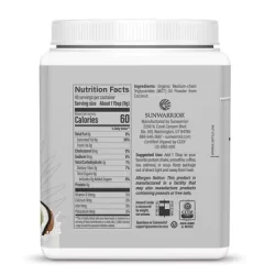 Sunwarrior Active MCT Oil Powder Steigere deine Energie und Ausdauer während des Trainings mit kraftvollem, pflanzlichem, biolog