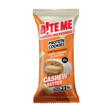 BITE ME Protein Cookie - Organic vegan protein cookies with nut butter filling and pea protein. BITE ME Protein Cookie - Organic vegan protein cookies with nut butter filling and pea protein.
