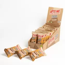 BITE ME Protein Cookie - Organic vegan protein cookies with nut butter filling and pea protein.