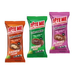 BITE ME - Die Bio-Kekse mit cremiger Nussbutter-Füllung.