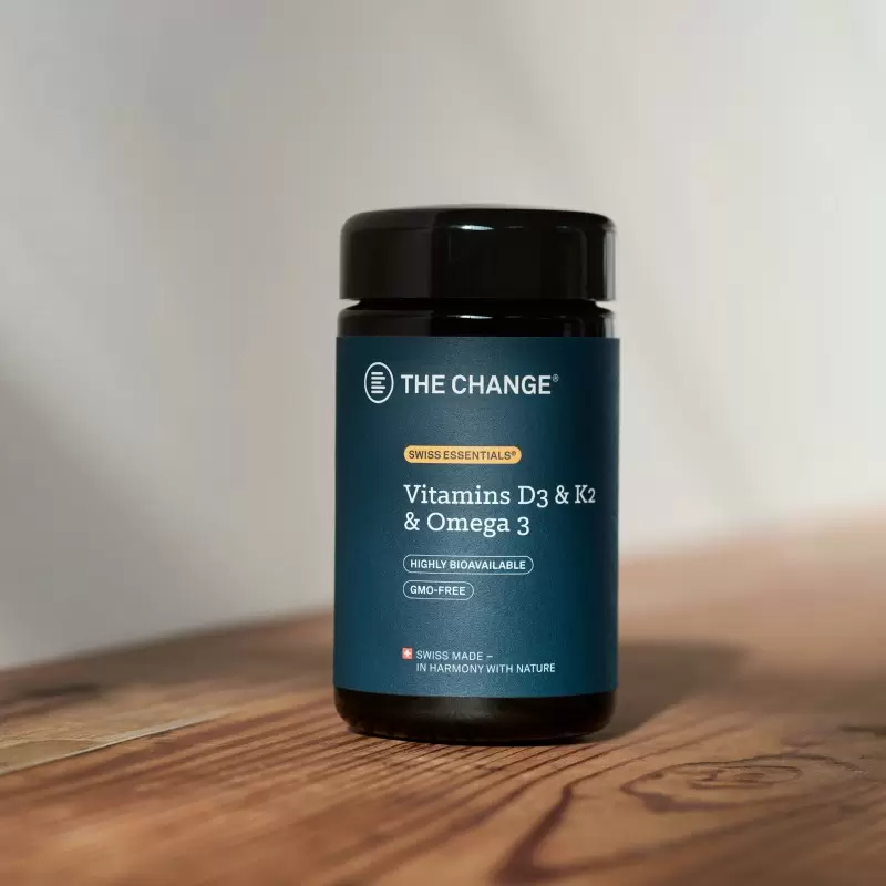 BE THE CHANGE Vitamine D3, K2 et Oméga 3 | Livraison en 24 heures